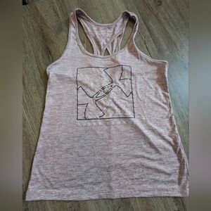 Under Armour Women's Heathered Mauve Racerback Tank Top